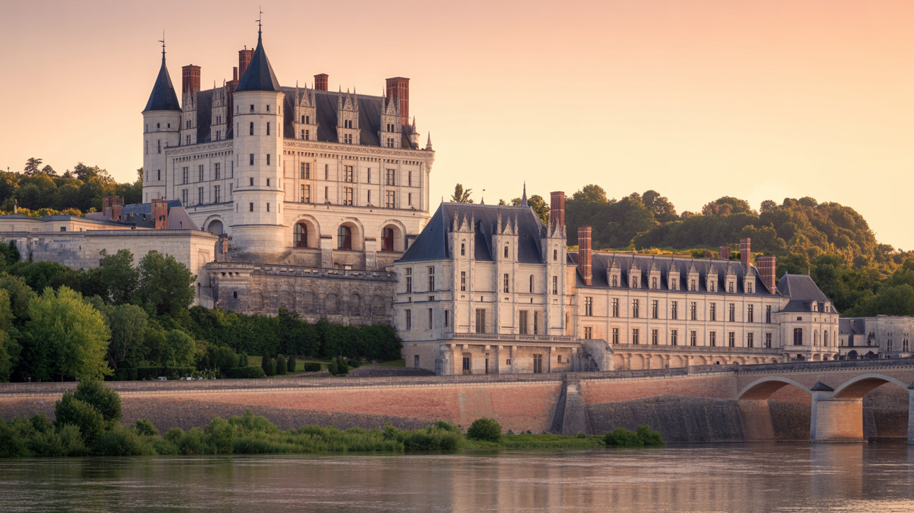 Château Royal d'Amboise surplombant la Loire
